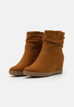 Anna Field Winter Boot - Bottines Compensées - Cognac -Anna Field Promos Boutique 041703c38fe14e818aaaefef48ae5697