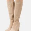 Anna Field Leather - Bottes Compensées - Beige