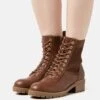 Winter Boot - Bottines À Lacets - Cognac