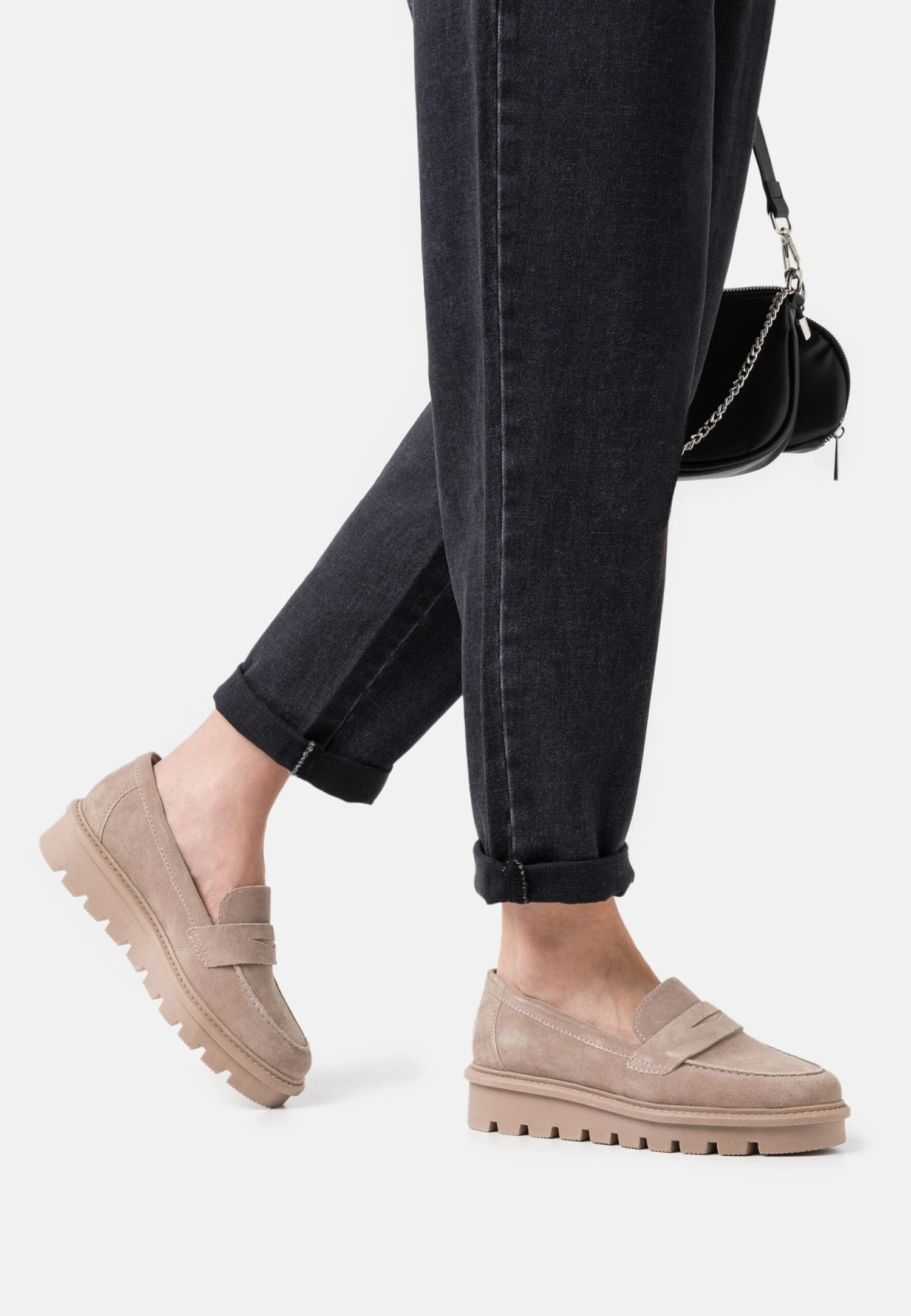 Comfort Leather - Mocassins - Taupe 1 Comfort Leather - Mocassins - Taupe