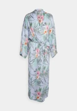 Anna Field Floral Robe - Peignoir - Blue -Anna Field Promos Boutique 792a50311be84056929ce7ae41464dd6