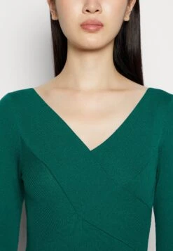Anna Field V Ausschnitt Bodycon Midi Strickkleid - Robe Fourreau - Green -Anna Field Promos Boutique 934d172c5b1e40468a1407d0505d7e7f