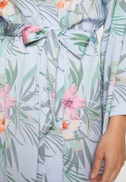 Anna Field Floral Robe - Peignoir - Blue -Anna Field Promos Boutique 997130518deb46f2bc1f996a410ba74e