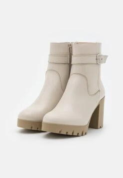 Leather - Bottines À Plateau - Beige -Anna Field Promos Boutique 9e1f5757440d4e40ae7b97b4a385743f