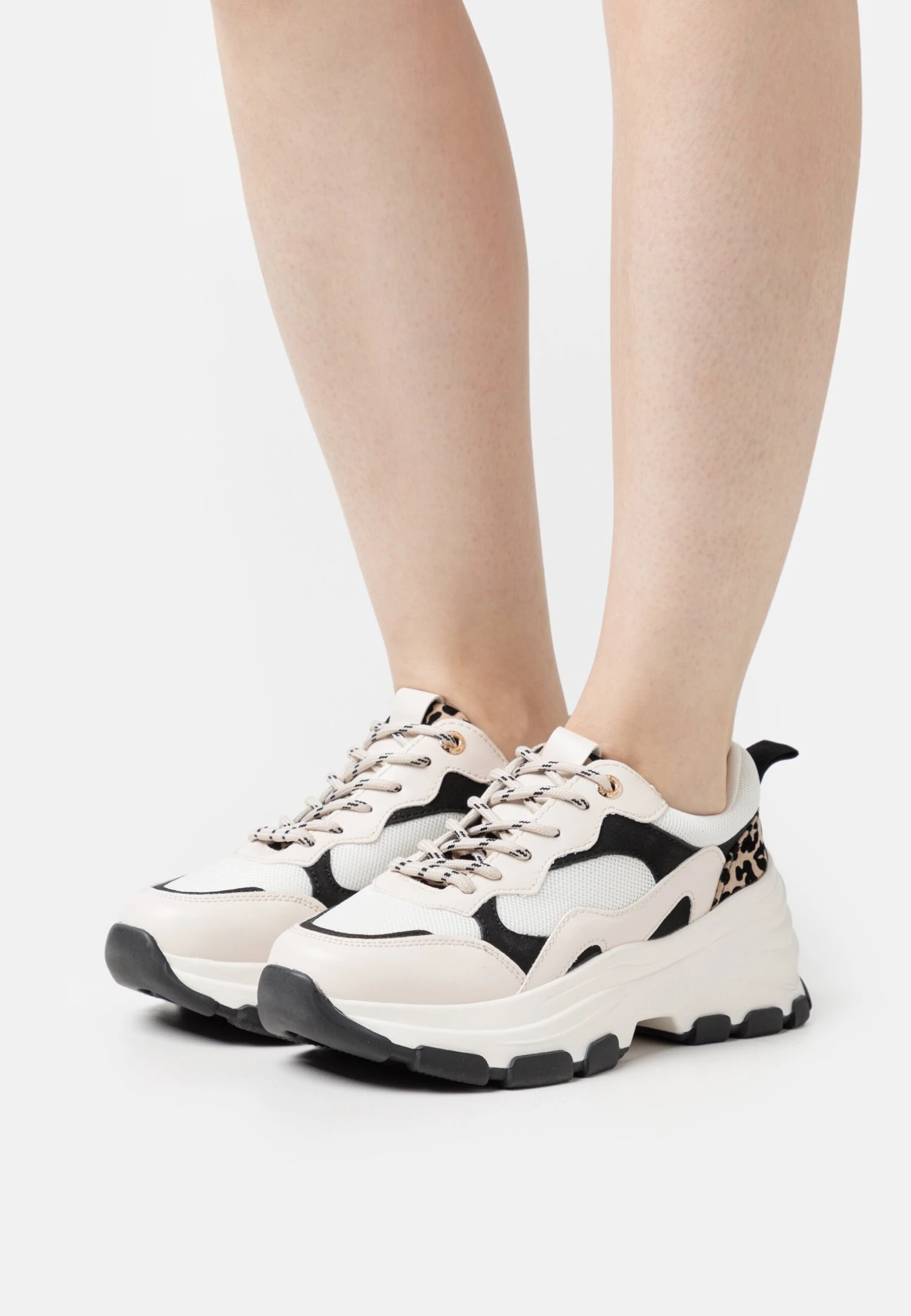 Anna Field Baskets Basses - Black/Beige 1 Anna Field Baskets Basses - Black/Beige