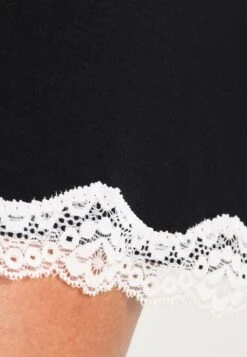 Anna Field Heidi Long Sleeves Viscose Nightdress - Chemise De Nuit / Nuisette - Black -Anna Field Promos Boutique f833b7133ba747e99510b29e29947484